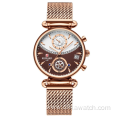 REWARD Women Watches Fashion Rose Gold Female Clock Business Quartz Watch Ladies Stainless Steel Waterproof Wrist Watch Relojes